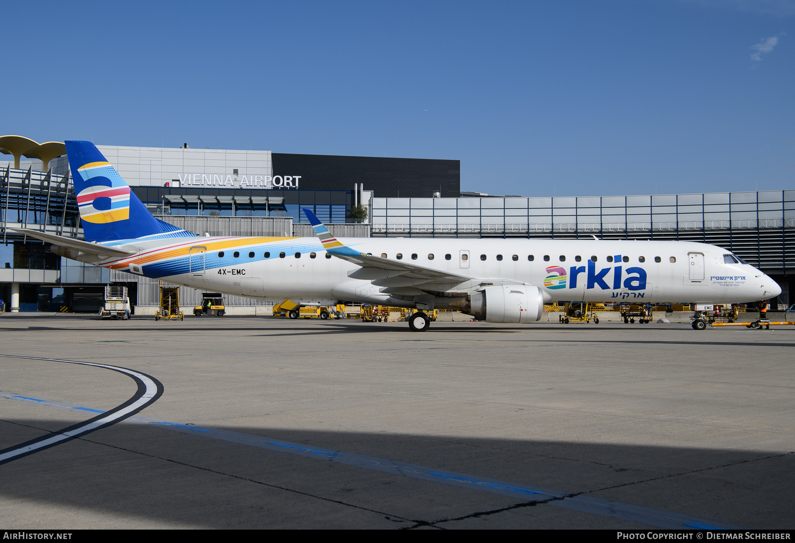 Aircraft Photo of 4X-EMC | Embraer 195LR (ERJ-190-200LR) | Arkia Israeli Airlines | AirHistory.net #738712