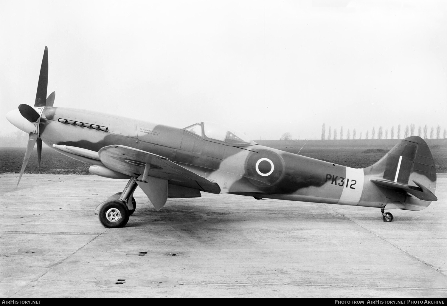 Aircraft Photo of PK312 | Supermarine 356 Spitfire F22 | UK - Air Force | AirHistory.net #738723