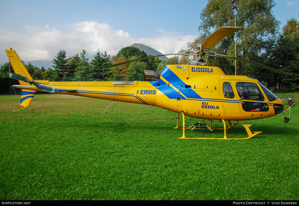 Aircraft Photo of I-ERMS | Aerospatiale AS-350B-3 Ecureuil | Eliossola | AirHistory.net #738750