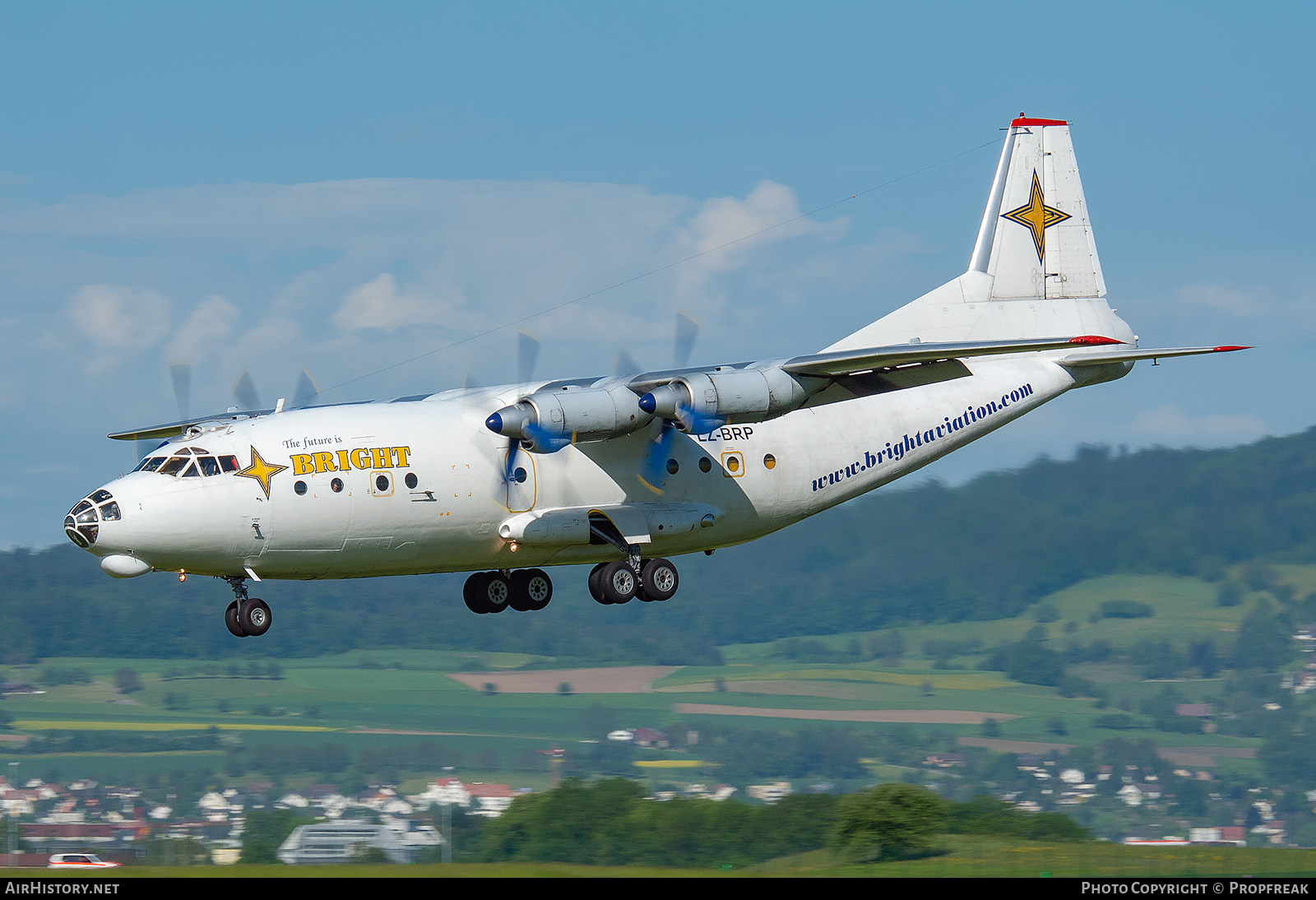 Aircraft Photo of LZ-BRP | Antonov An-12B | Bright Aviation | AirHistory.net #738754