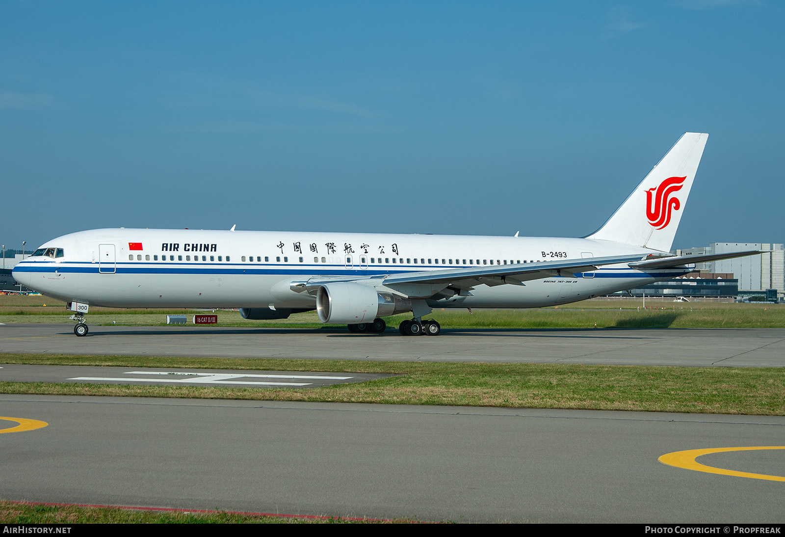 Aircraft Photo of B-2493 | Boeing 767-3Q8/ER | Air China | AirHistory.net #738760