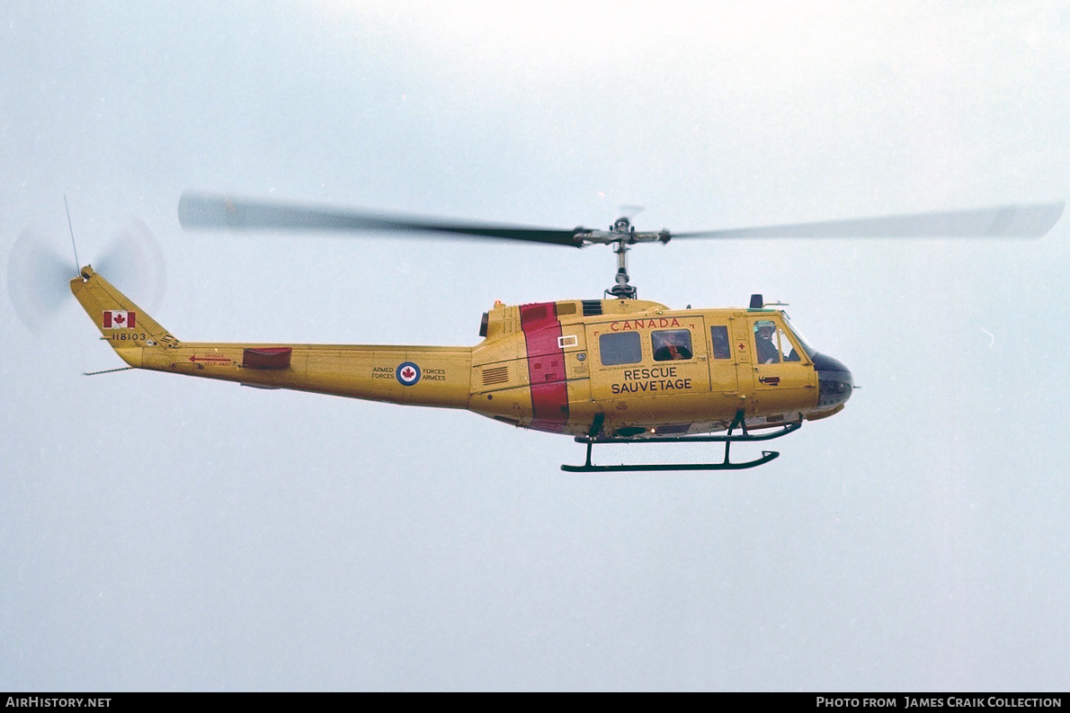 Aircraft Photo of 118103 | Bell CH-118 Iroquois | Canada - Air Force | AirHistory.net #738767