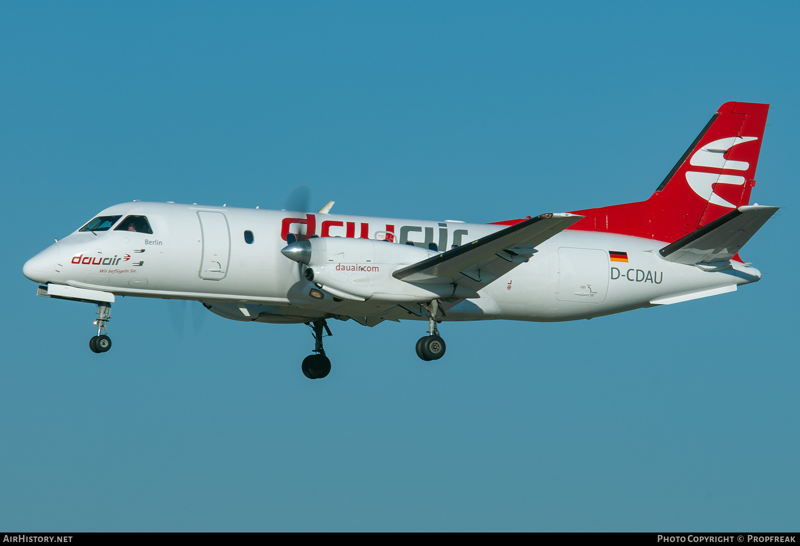 Aircraft Photo of D-CDAU | Saab 340B | Dauair | AirHistory.net #738776
