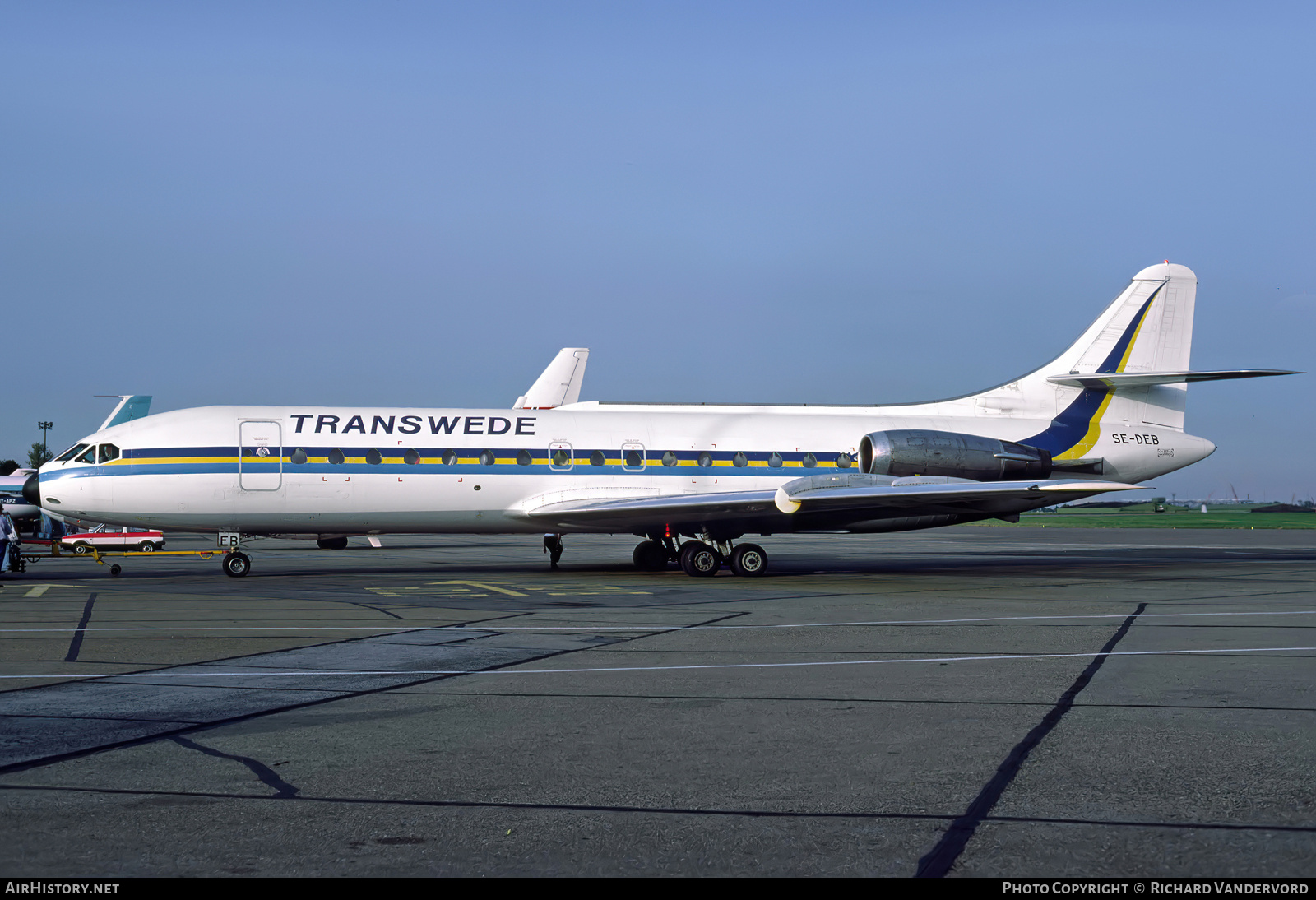 Aircraft Photo of SE-DEB | Sud SE-210 Caravelle 10B1R | Transwede Airways | AirHistory.net #738785