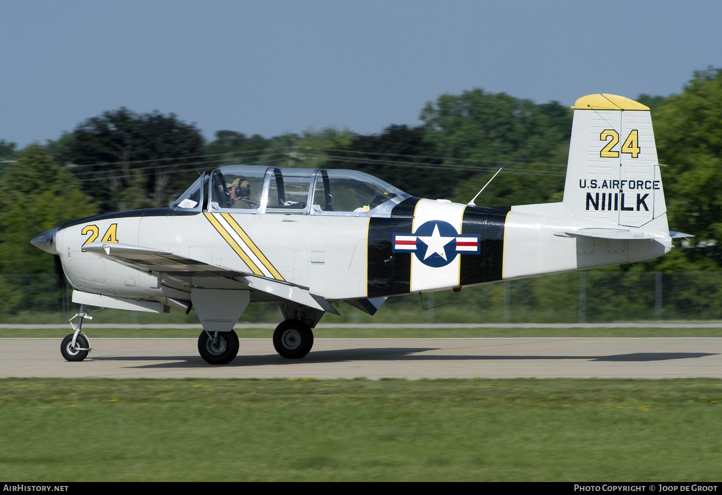 Aircraft Photo of N111LK | Beech T-34A Mentor | USA - Air Force | AirHistory.net #738854