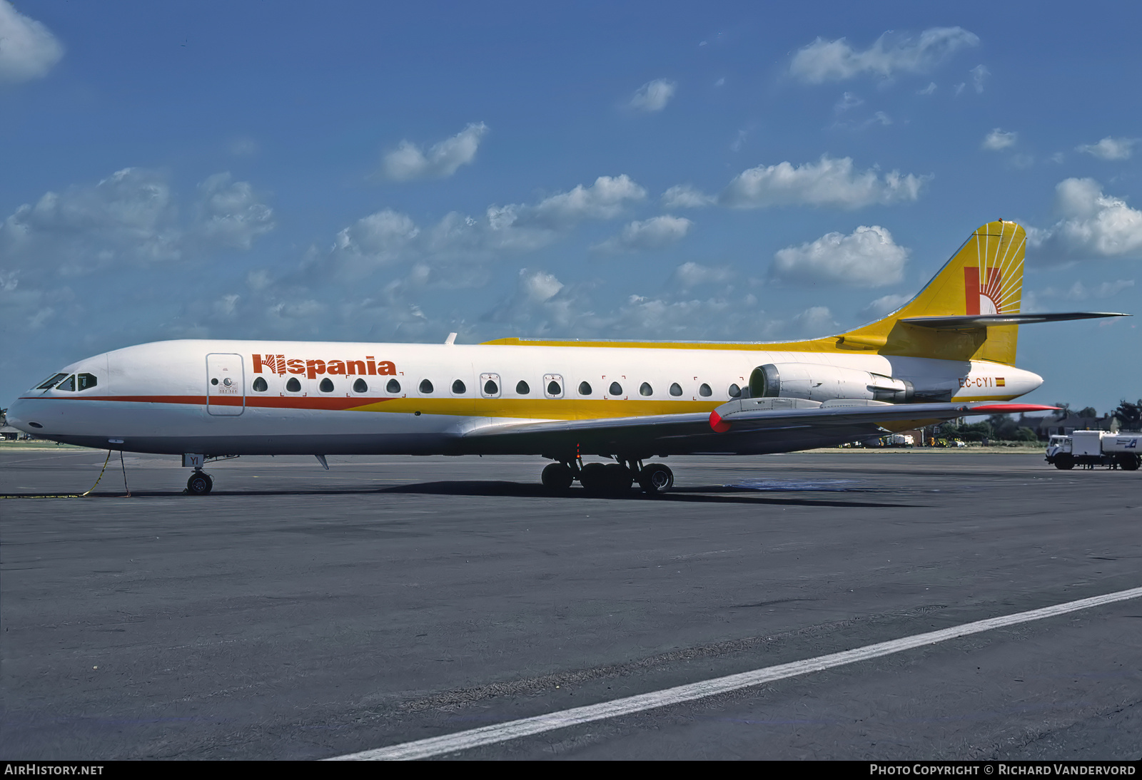 Aircraft Photo of EC-CYI | Sud SE-210 Caravelle 10B1R | Hispania Líneas Aéreas | AirHistory.net #738894