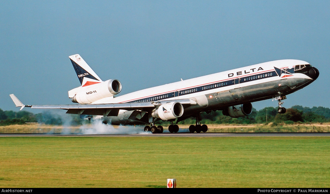 Aircraft Photo of N807DE | McDonnell Douglas MD-11 | Delta Air Lines | AirHistory.net #738896