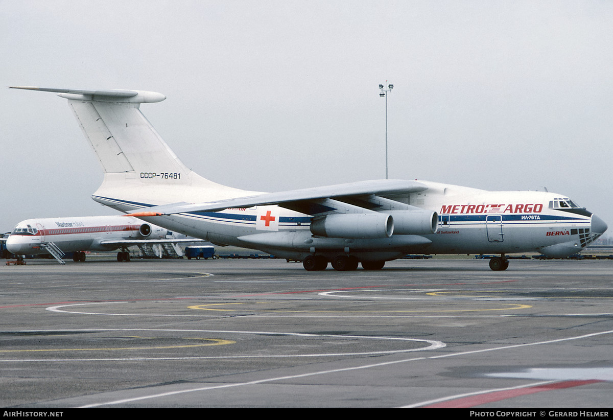 Aircraft Photo of CCCP-76481 | Ilyushin Il-76TD | Metro Cargo | AirHistory.net #738918