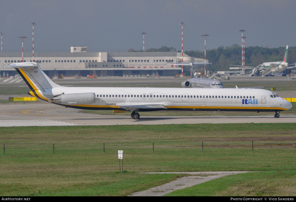 Aircraft Photo of I-DAWW | McDonnell Douglas MD-82 (DC-9-82) | ItAli Airlines | AirHistory.net #738923