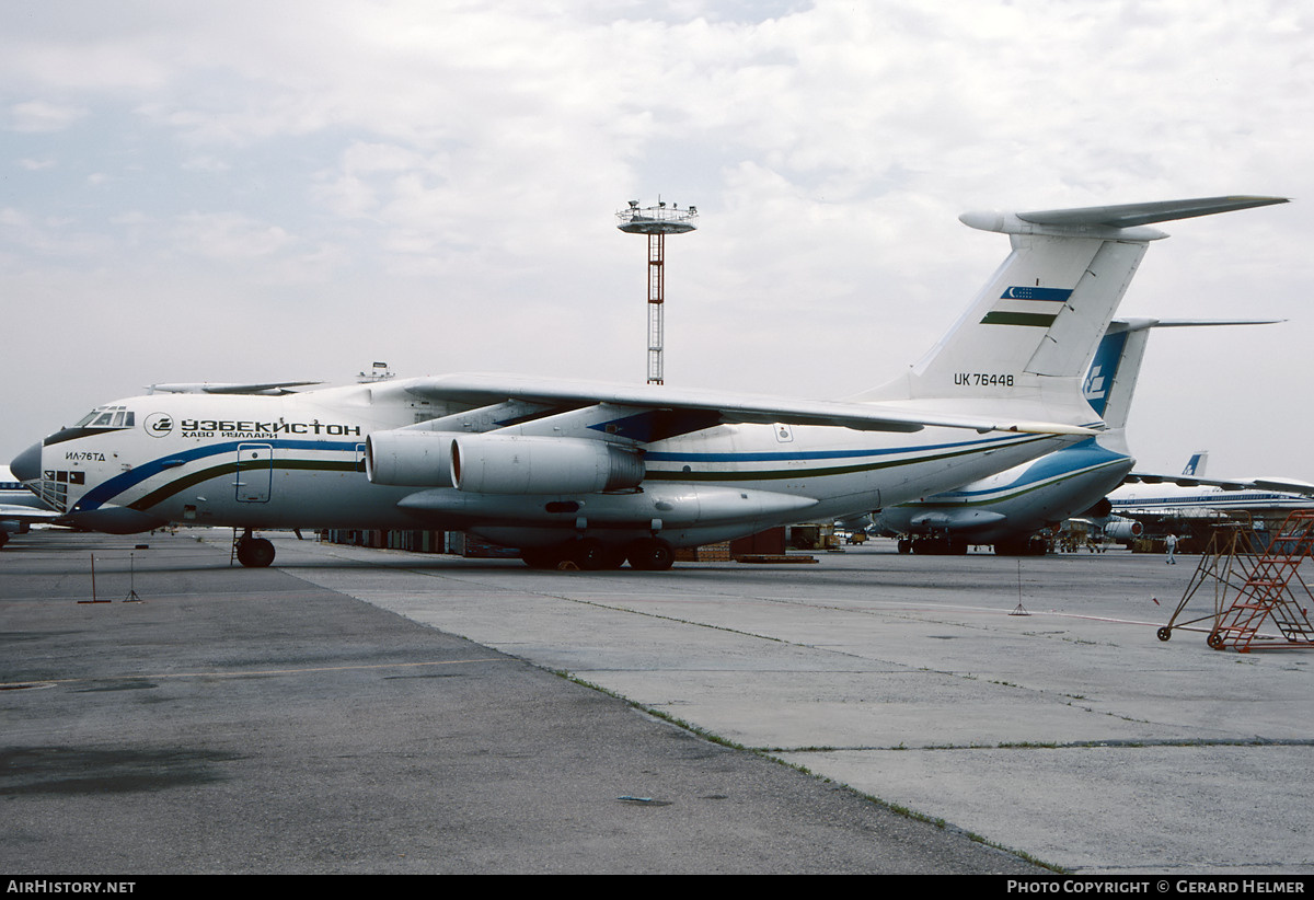 Aircraft Photo of UK-76448 | Ilyushin Il-76TD | Uzbekistan Airways | AirHistory.net #738930