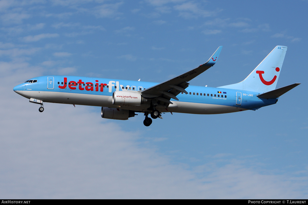 Aircraft Photo of OO-JAQ | Boeing 737-8K5 | Jetairfly | AirHistory.net #738941