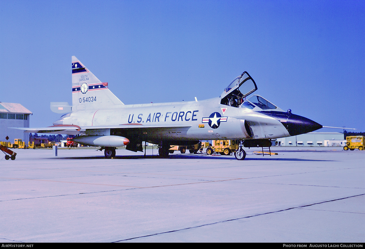Aircraft Photo of 55-4034 / 0-54034 | Convair TF-102A Delta Dagger | USA - Air Force | AirHistory.net #738960