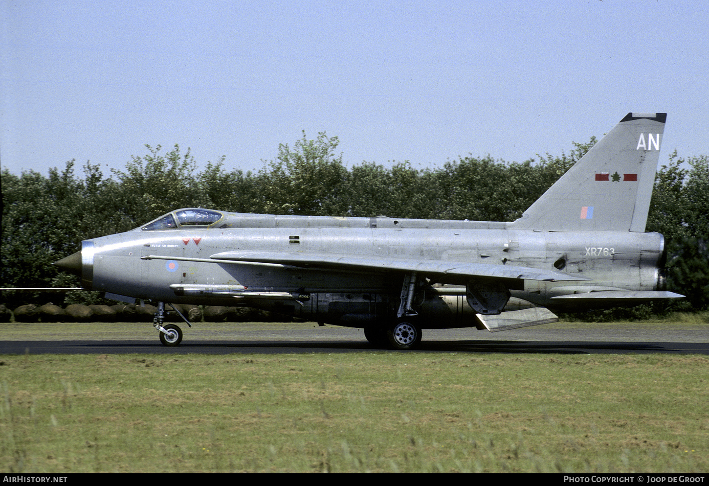 Aircraft Photo of XR763 | English Electric Lightning F6 | UK - Air Force | AirHistory.net #739022