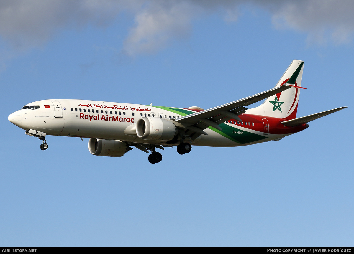 Aircraft Photo of CN-MAY | Boeing 737-8 Max 8 | Royal Air Maroc - RAM | AirHistory.net #739040