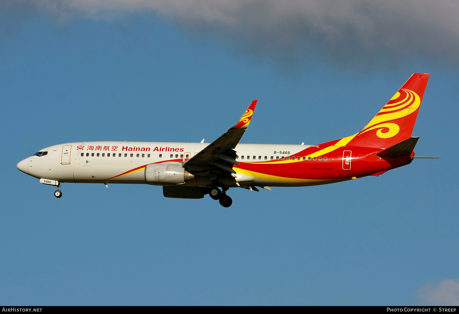 Aircraft Photo of B-5466 | Boeing 737-84P | Hainan Airlines | AirHistory.net #739074