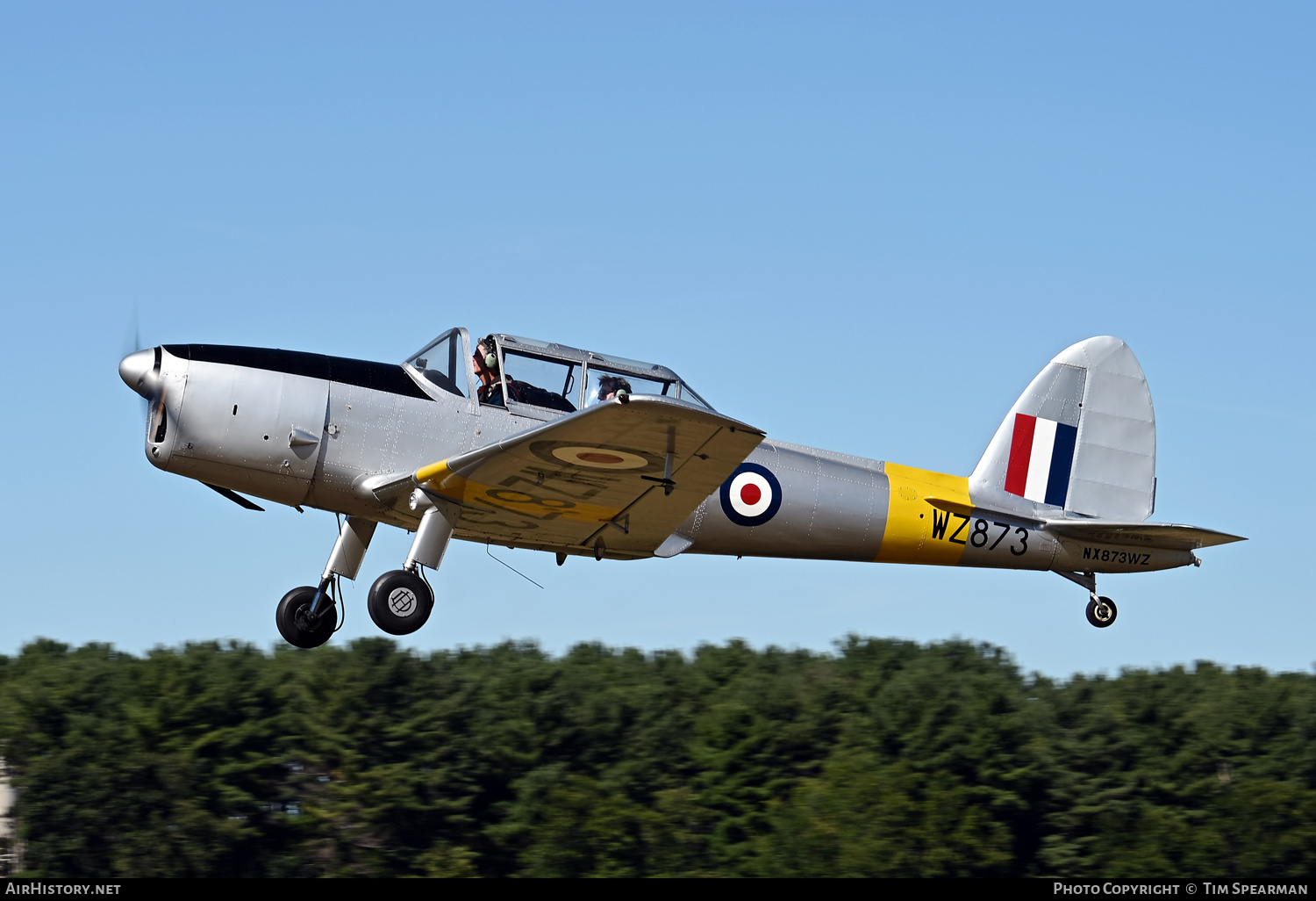Aircraft Photo of N873WZ / NX873WZ / WZ873 | De Havilland Canada DHC-1 Chipmunk Mk22 | UK - Air Force | AirHistory.net #739079