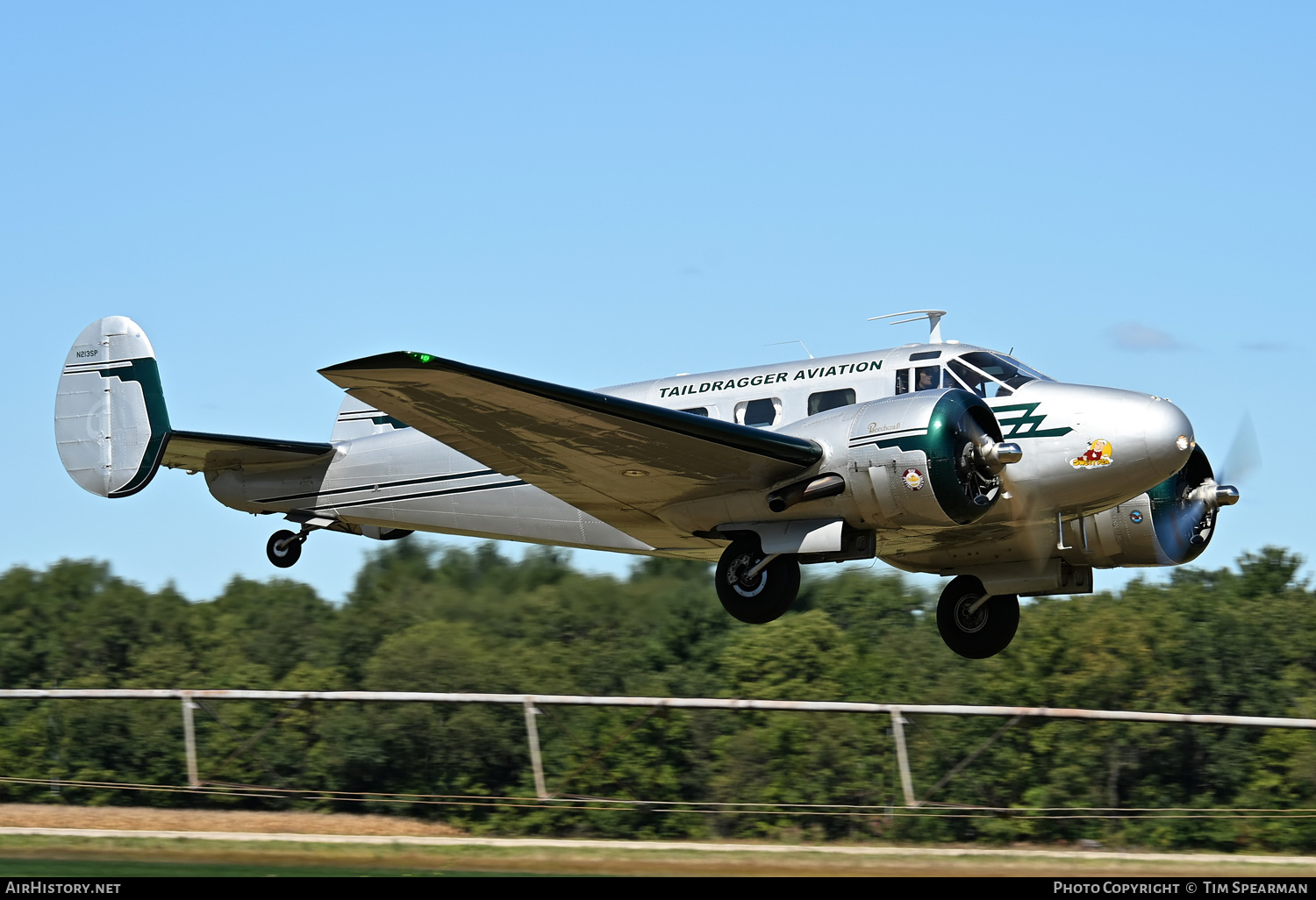 Aircraft Photo of N213SP | Beech C-45H Expeditor | Taildragger Aviation | AirHistory.net #739085