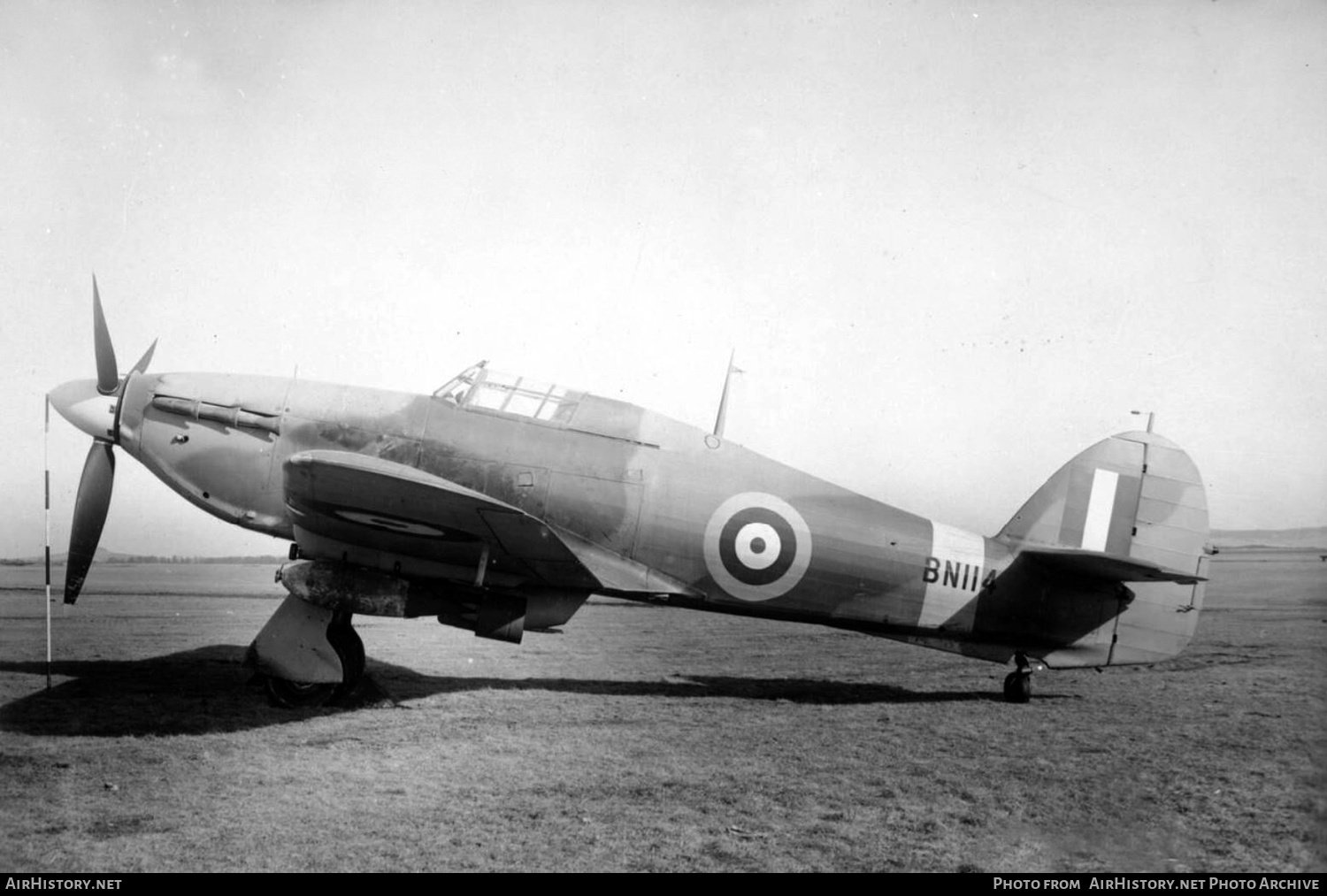 Aircraft Photo of BN114 | Hawker Hurricane Mk2E | UK - Air Force | AirHistory.net #739101