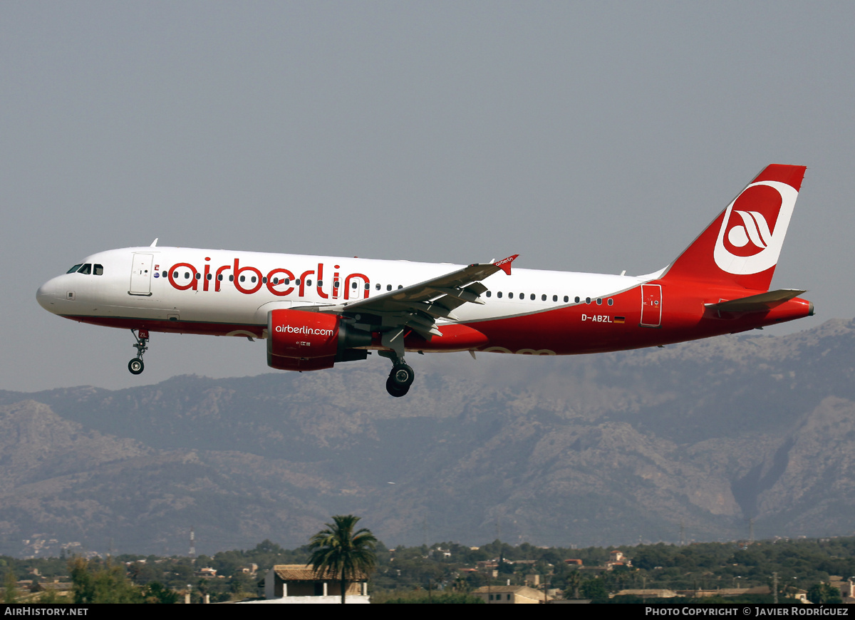 Aircraft Photo of D-ABZL | Airbus A320-216 | Air Berlin | AirHistory.net #739109
