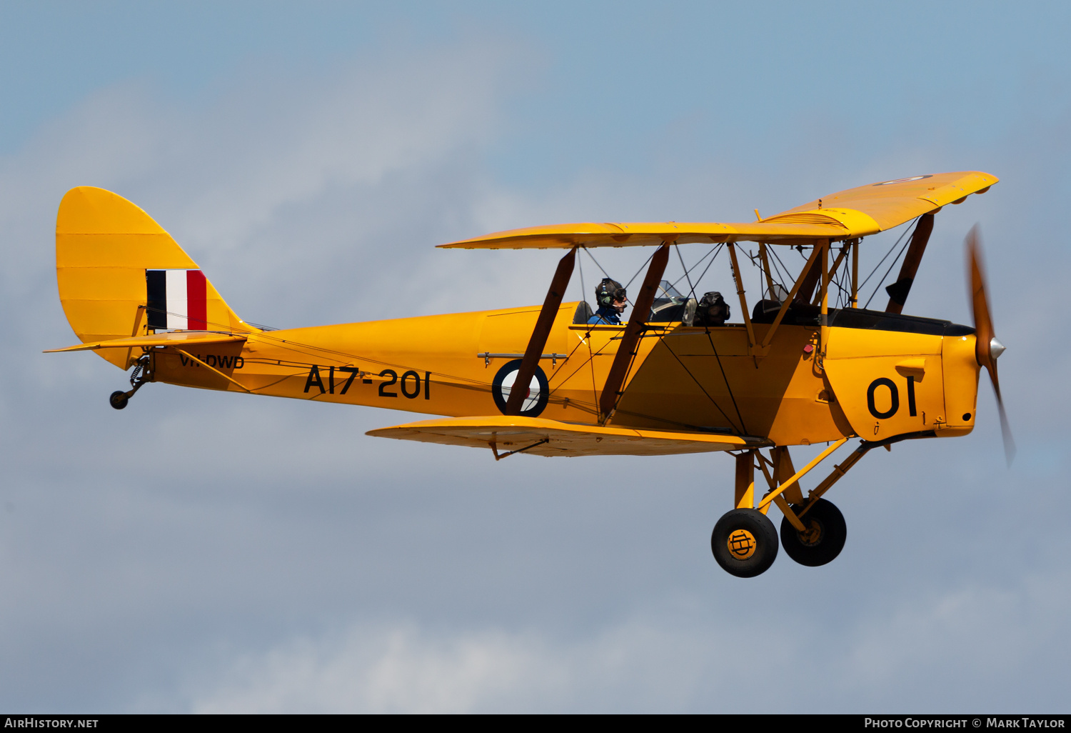Aircraft Photo of VH-DWD / A17-201 | De Havilland D.H. 82A Tiger Moth | Australia - Air Force | AirHistory.net #739143