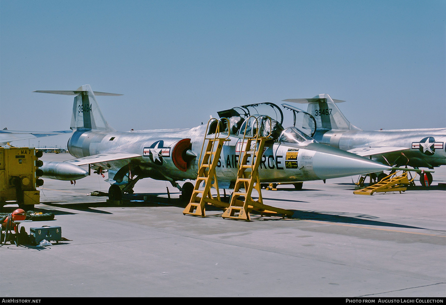 Aircraft Photo of 63-8464 / 38464 | Lockheed TF-104G Starfighter | USA - Air Force | AirHistory.net #739145