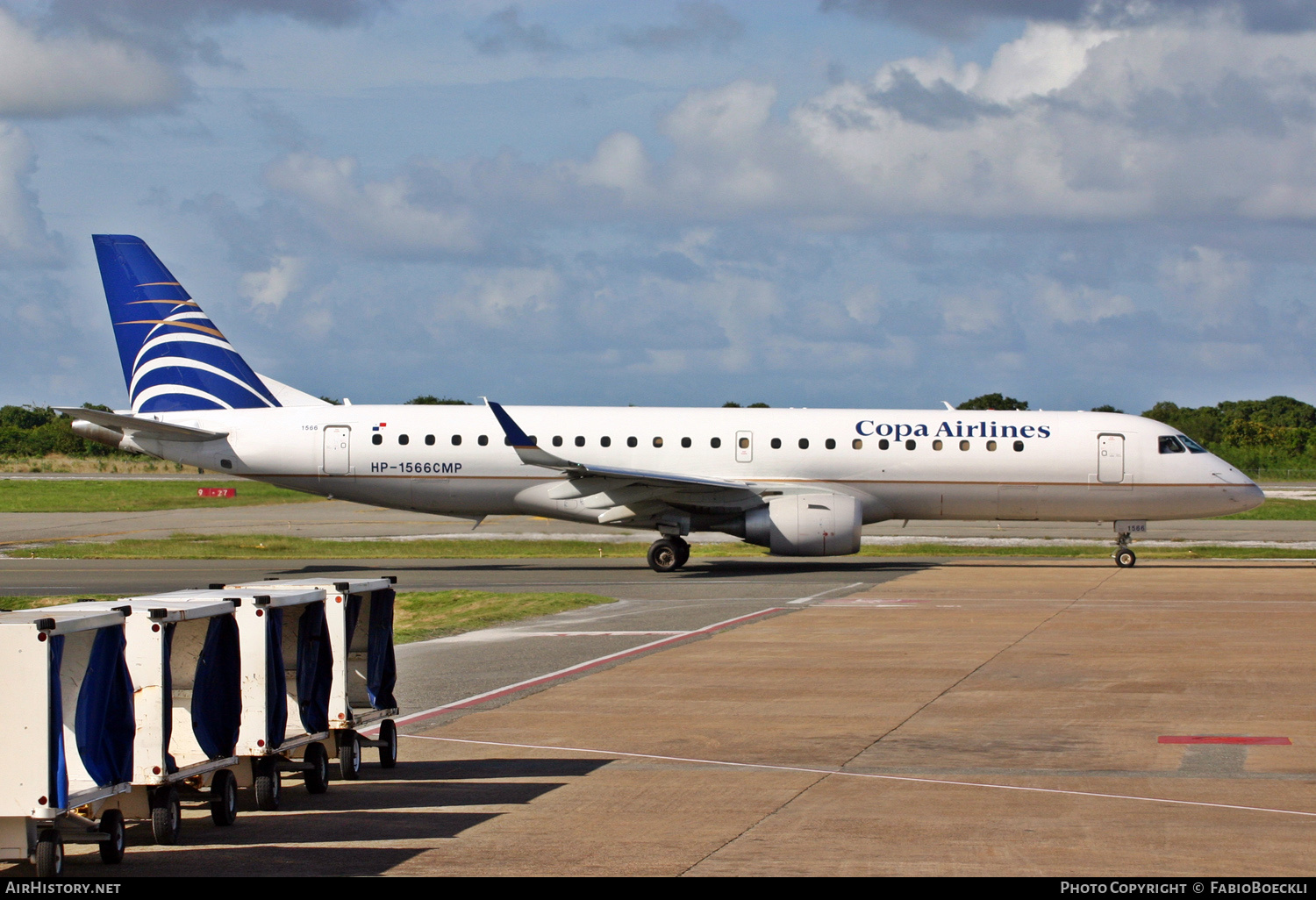Aircraft Photo of HP-1566CMP | Embraer 190AR (ERJ-190-100IGW) | Copa Airlines Colombia | AirHistory.net #739168