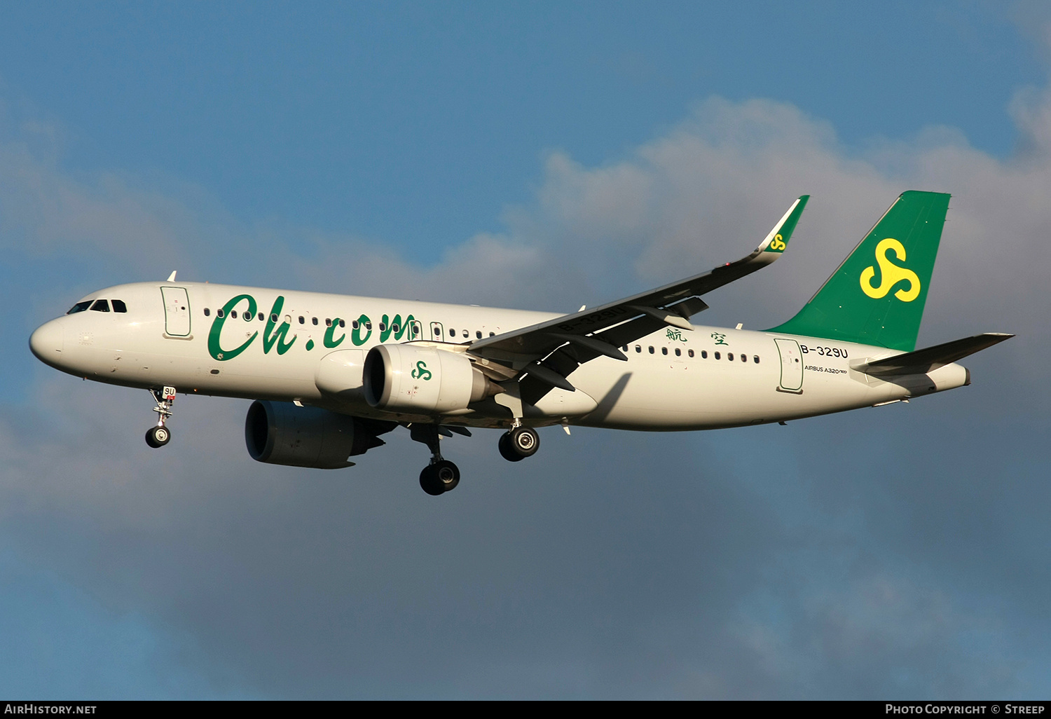 Aircraft Photo of B-329U | Airbus A320-251N | Spring Airlines | AirHistory.net #739174