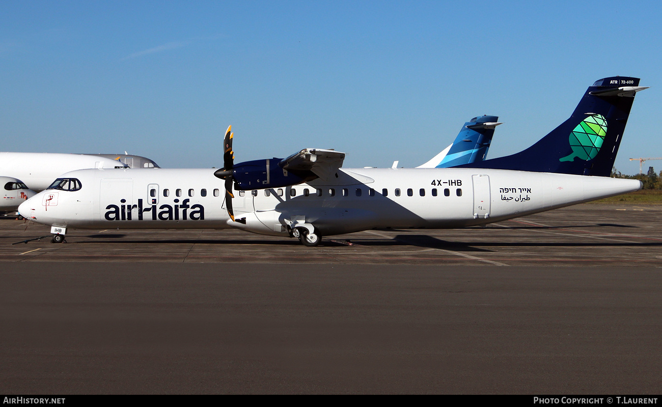Aircraft Photo of 4X-IHB | ATR ATR-72-600 (ATR-72-212A) | Air Haifa | AirHistory.net #739189