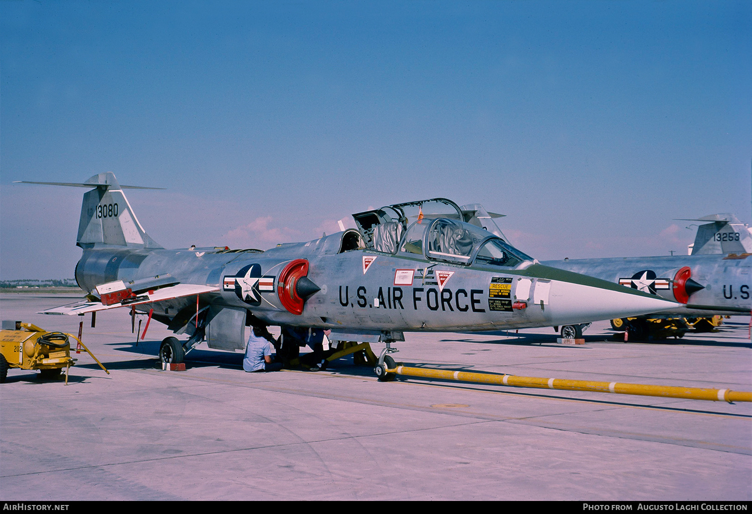 Aircraft Photo of 61-3080 / 13080 | Lockheed TF-104G Starfighter | USA - Air Force | AirHistory.net #739198
