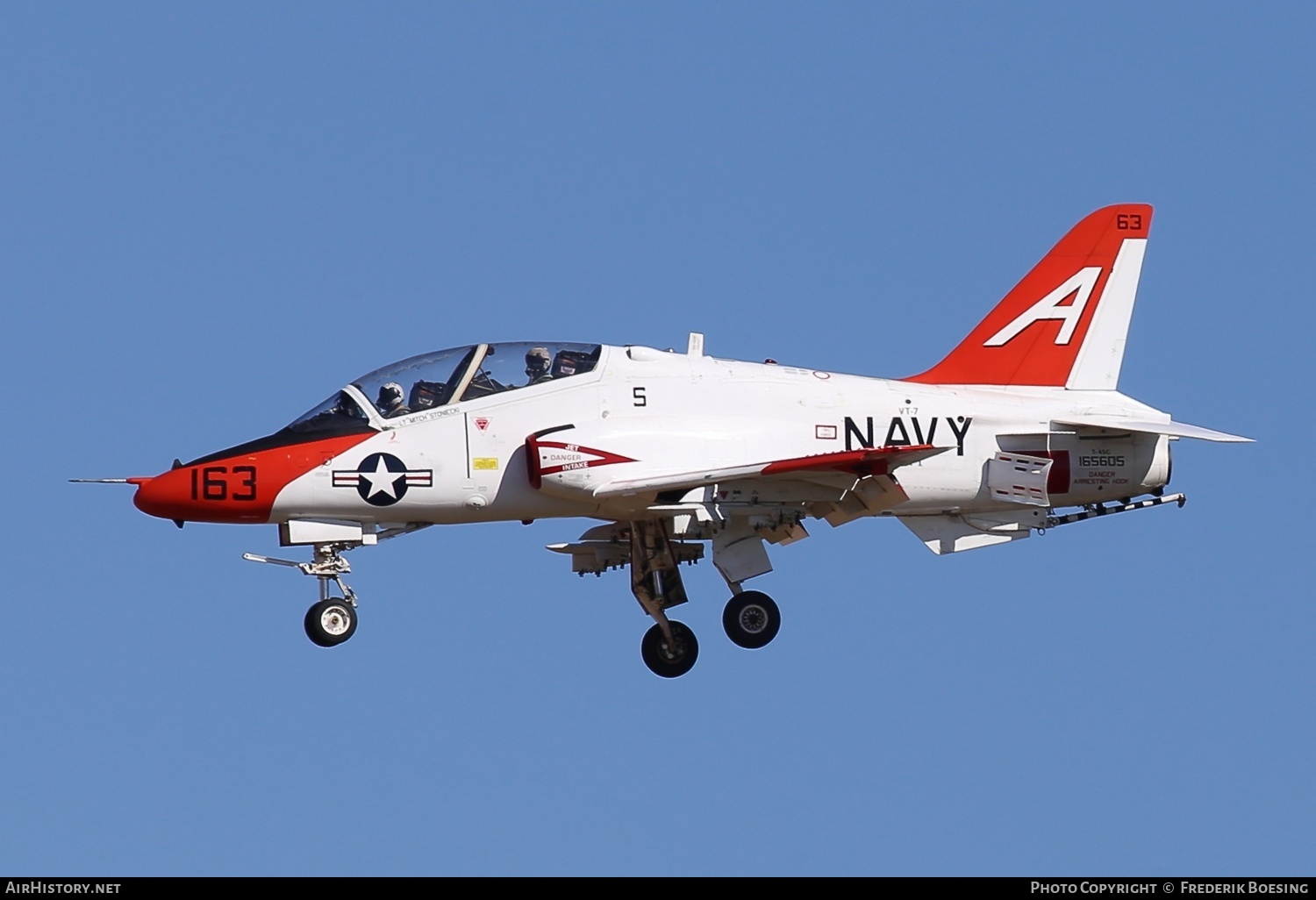 Aircraft Photo of 165605 | Boeing T-45C Goshawk | USA - Navy | AirHistory.net #739203