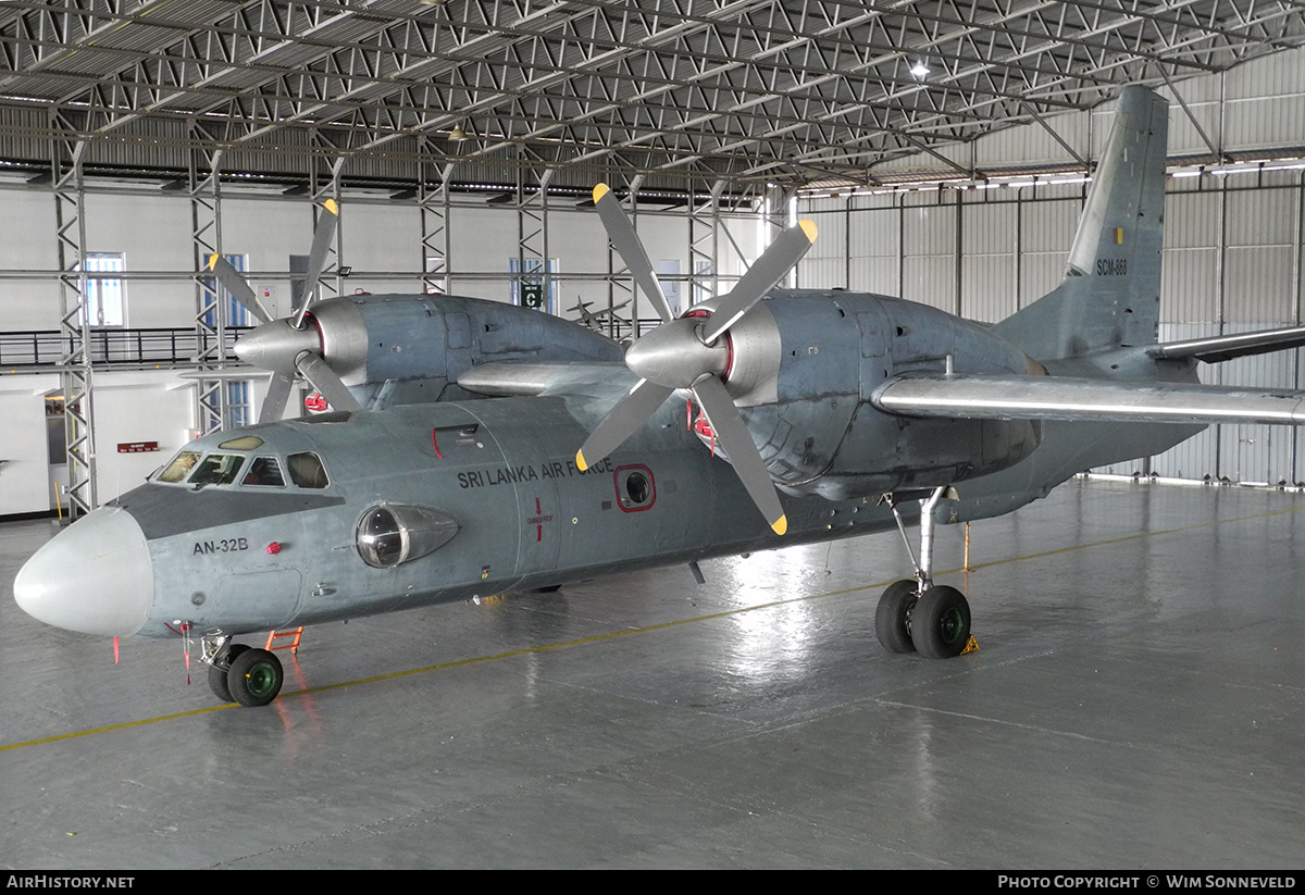 Aircraft Photo of SCM-868 | Antonov An-32B | Sri Lanka - Air Force | AirHistory.net #739215
