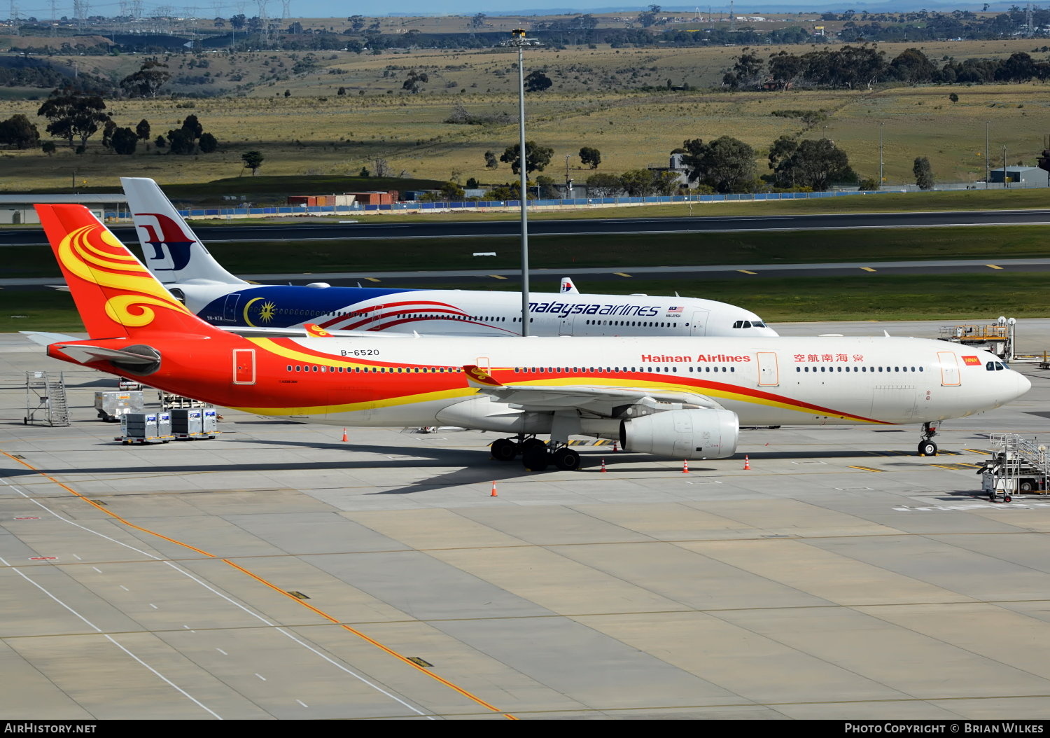 Aircraft Photo of B-6520 | Airbus A330-343E | Hainan Airlines | AirHistory.net #739220