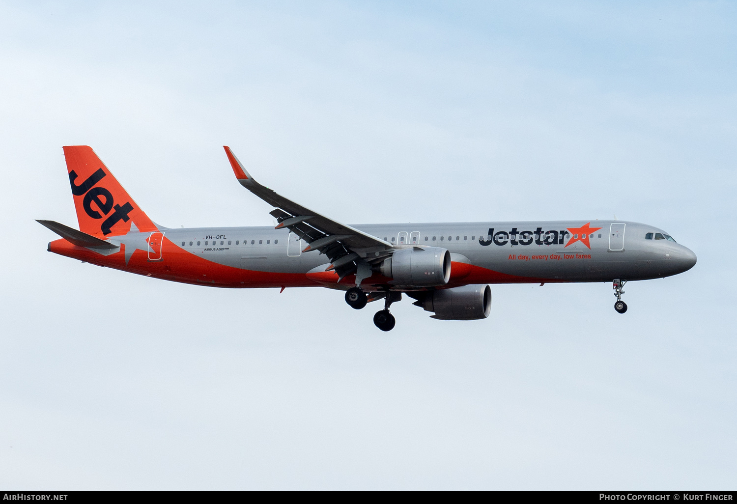 Aircraft Photo of VH-OFL | Airbus A321-251NX | Jetstar Airways | AirHistory.net #739249