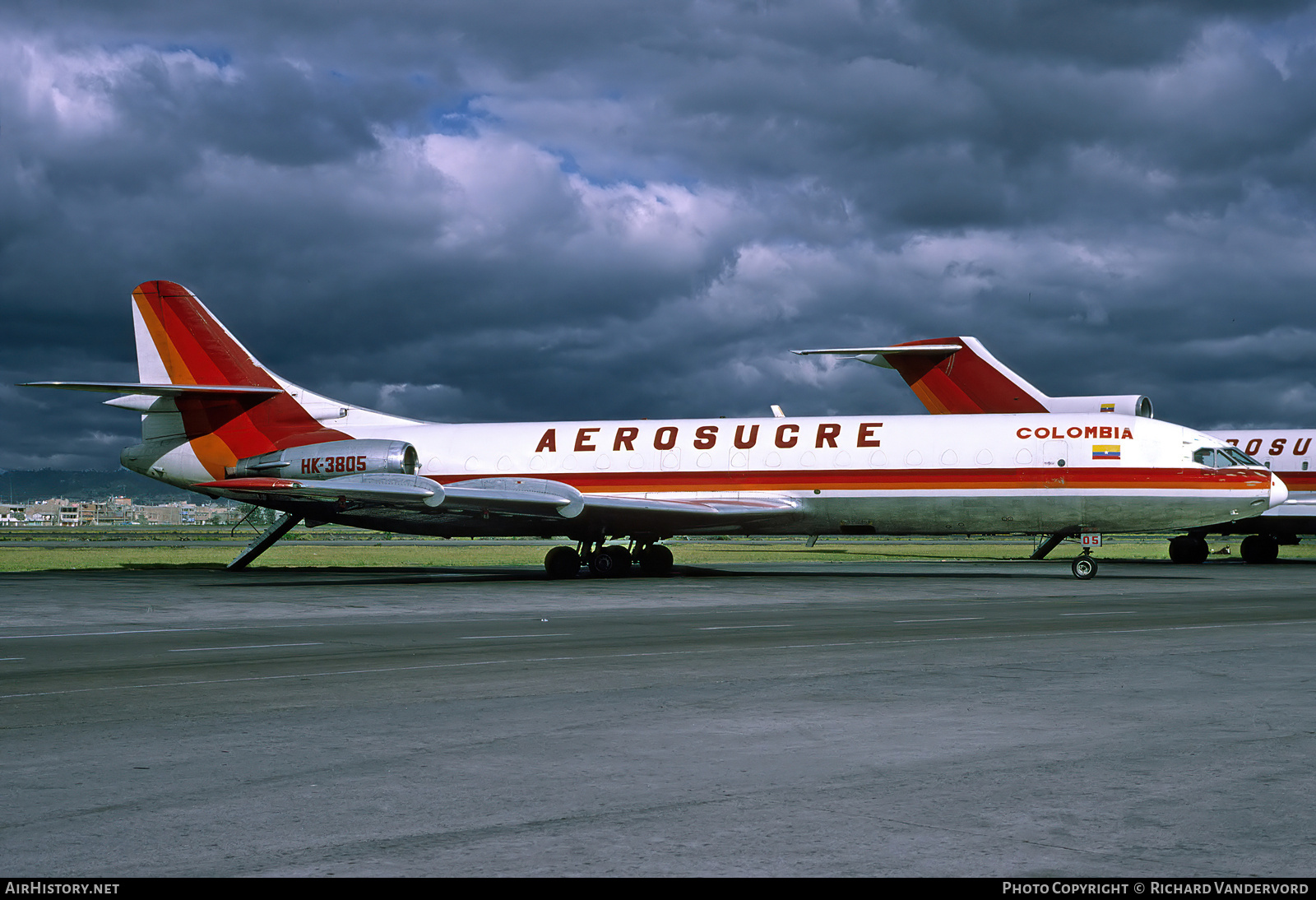 Aircraft Photo of HK-3805 | Sud SE-210 Caravelle 10B3 Super B | Aerosucre | AirHistory.net #739263