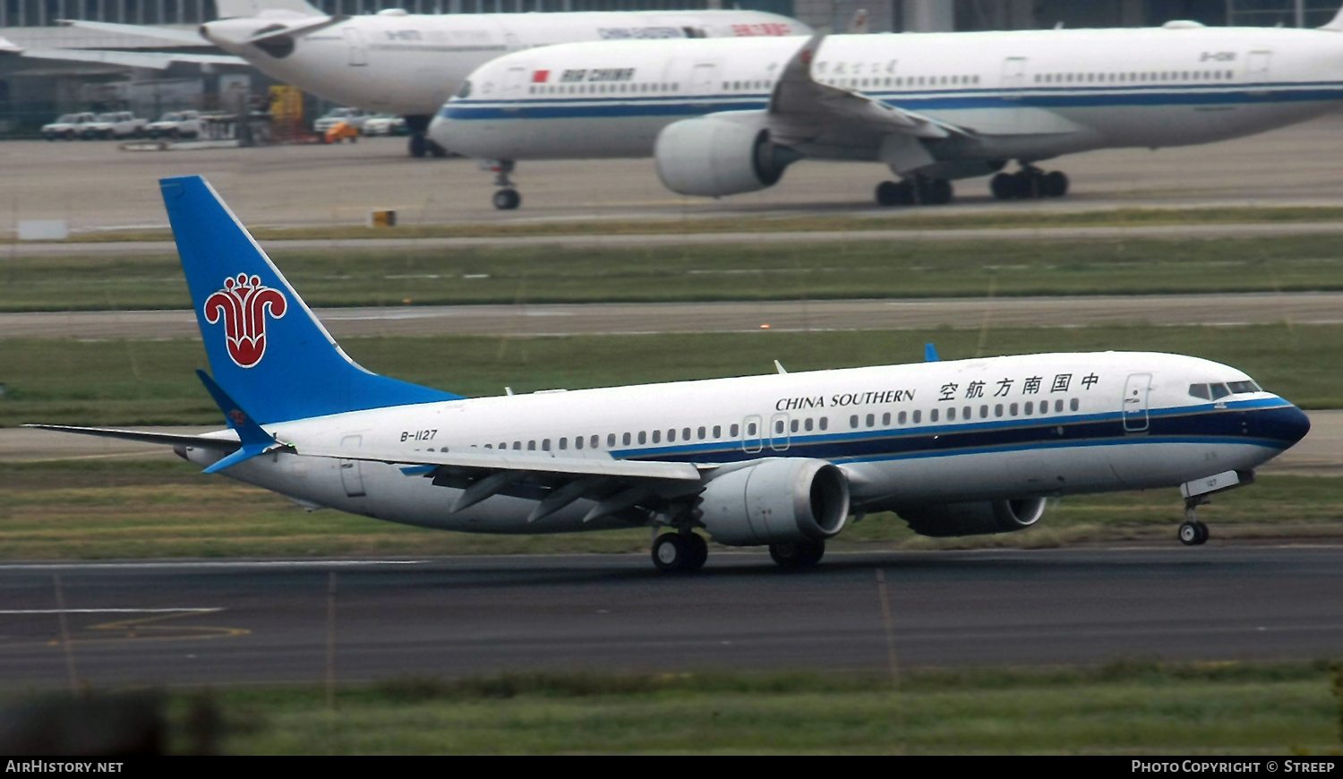 Aircraft Photo of B-1127 | Boeing 737-8 Max 8 | China Southern Airlines | AirHistory.net #739287