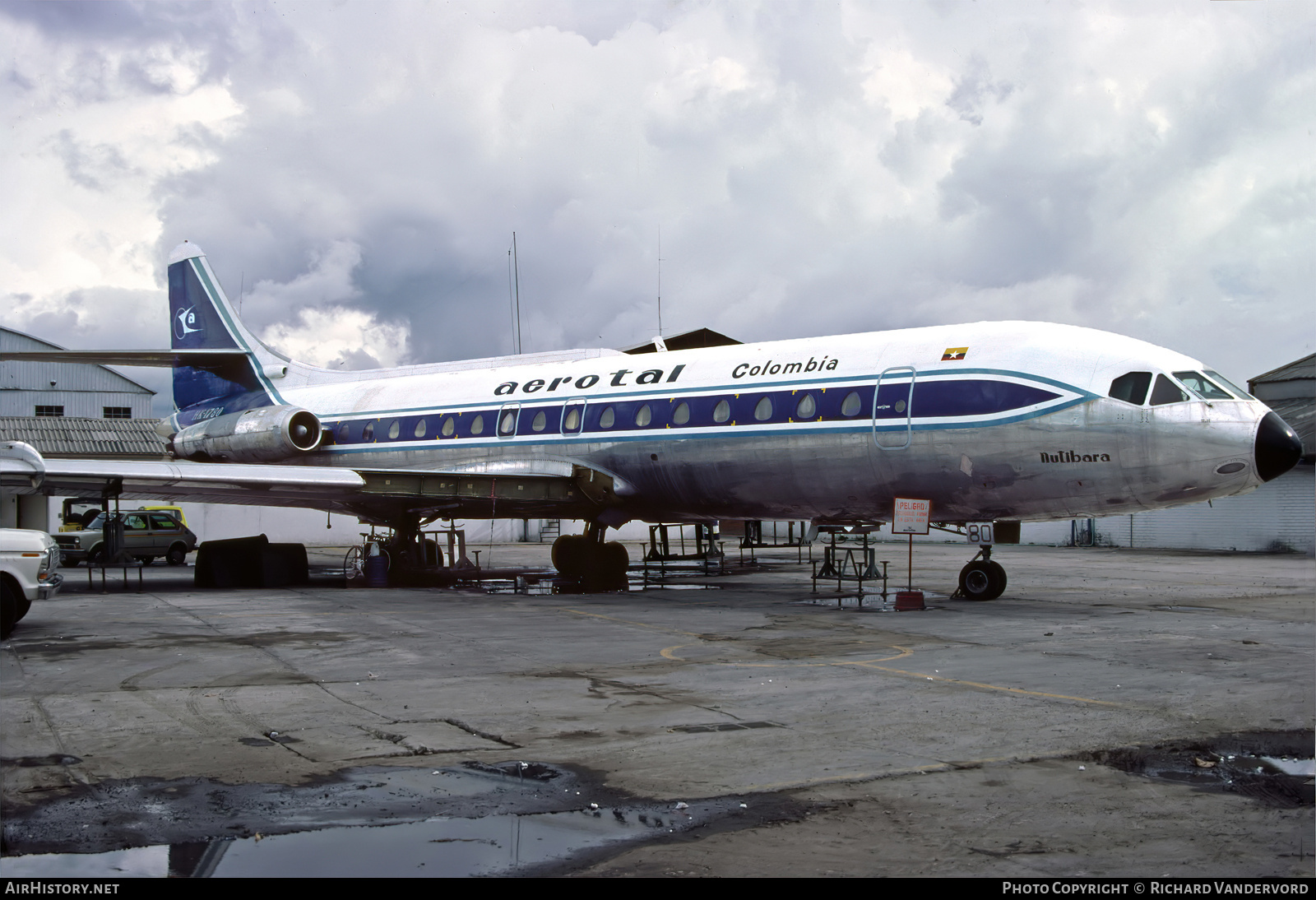 Aircraft Photo of HK-1780 | Sud SE-210 Caravelle VI-R | Aerotal - Aerolíneas Territoriales de Colombia | AirHistory.net #739296