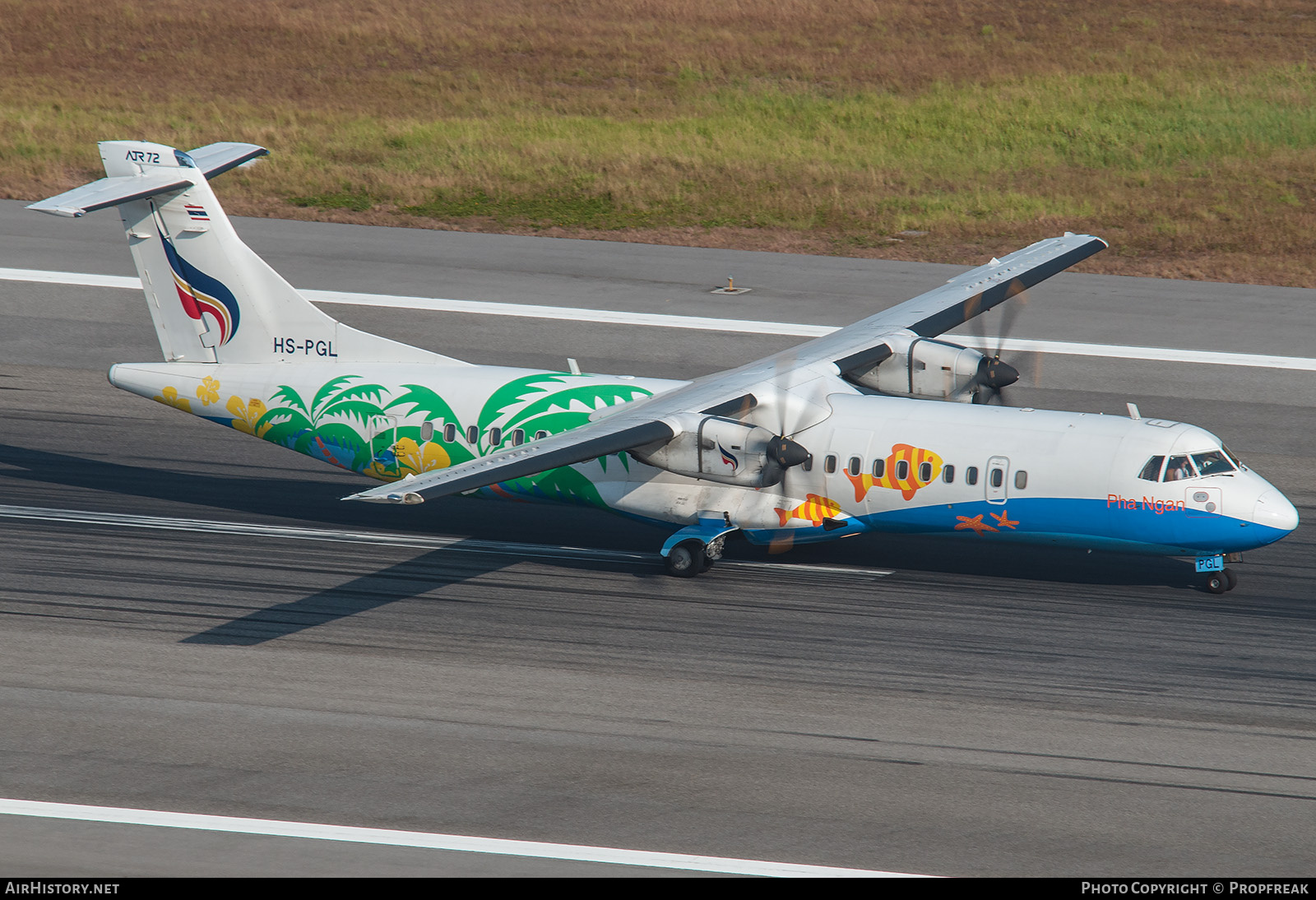 Aircraft Photo of HS-PGL | ATR ATR-72-500 (ATR-72-212A) | Bangkok Airways | AirHistory.net #739314