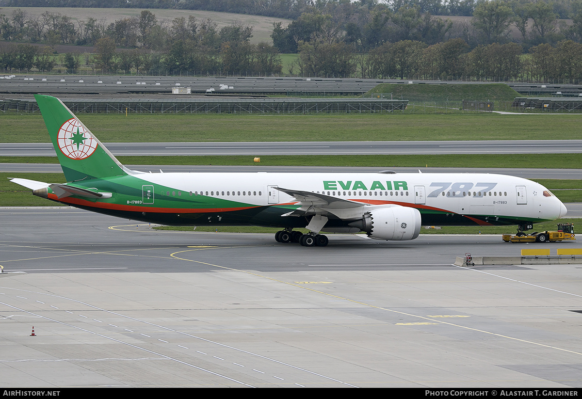 Aircraft Photo of B-17883 | Boeing 787-9 Dreamliner | EVA Air | AirHistory.net #739322