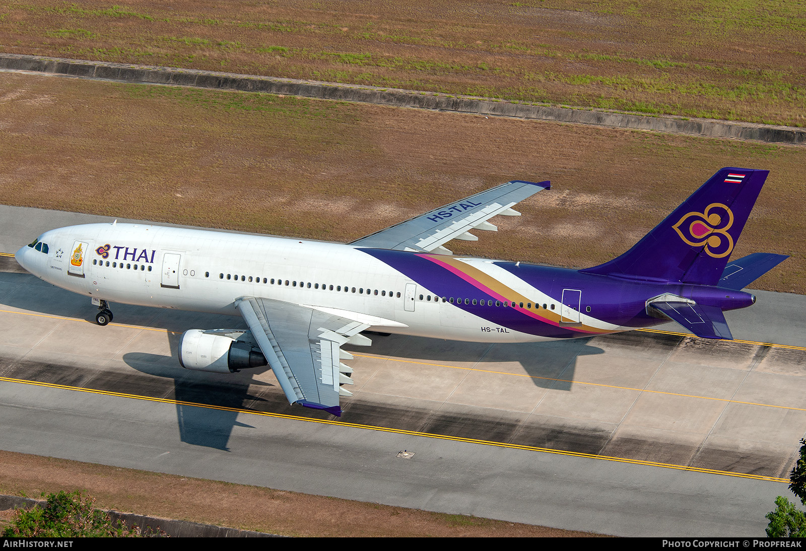 Aircraft Photo of HS-TAL | Airbus A300B4-622R | Thai Airways International | AirHistory.net #739327