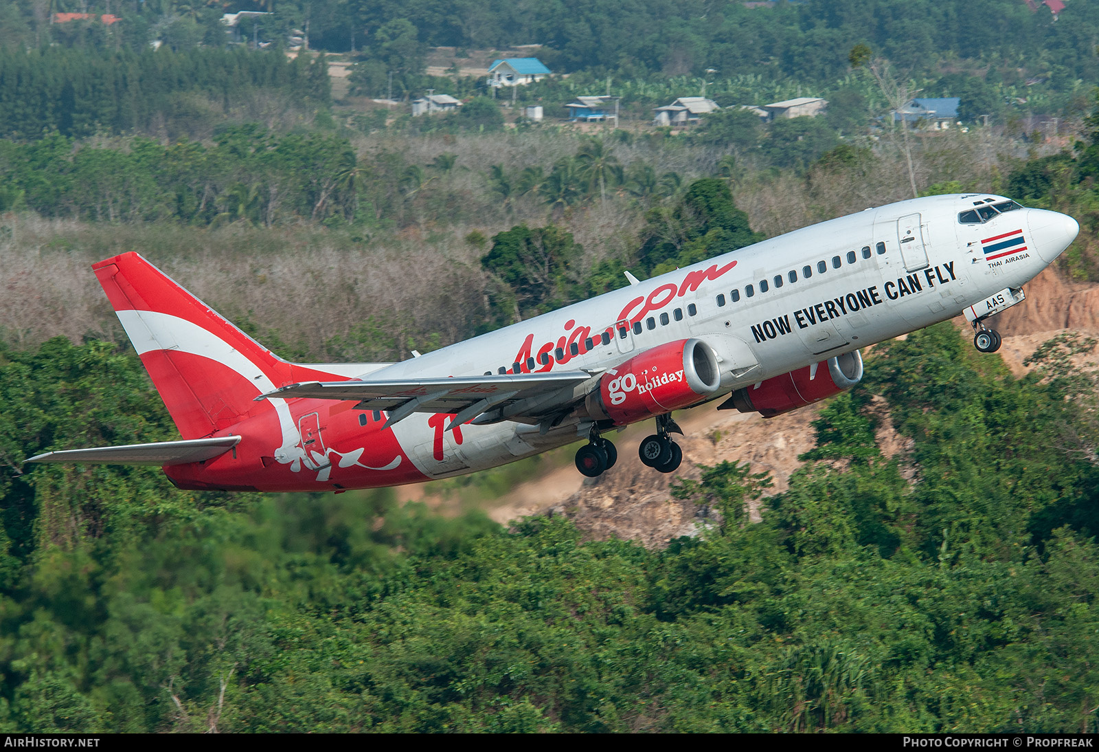 Aircraft Photo of HS-AAS | Boeing 737-3T0 | AirAsia | AirHistory.net #739333