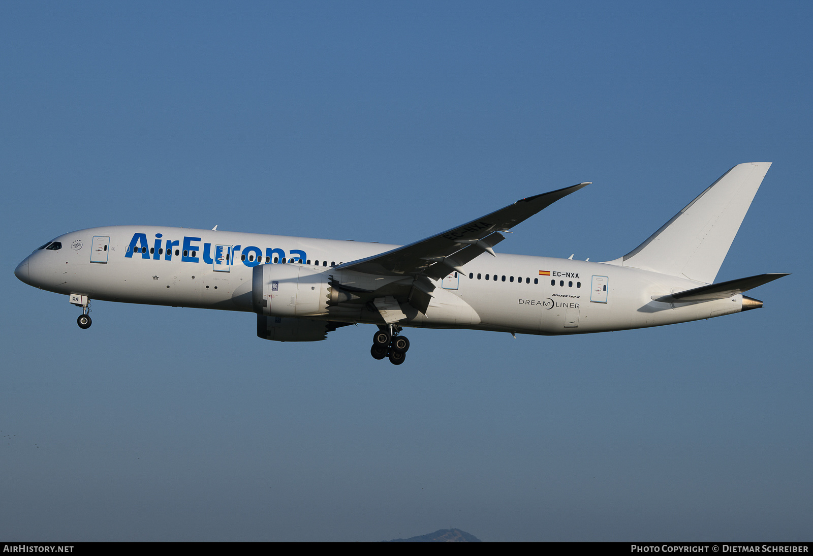 Aircraft Photo of EC-NXA | Boeing 787-8 Dreamliner | Air Europa | AirHistory.net #739339