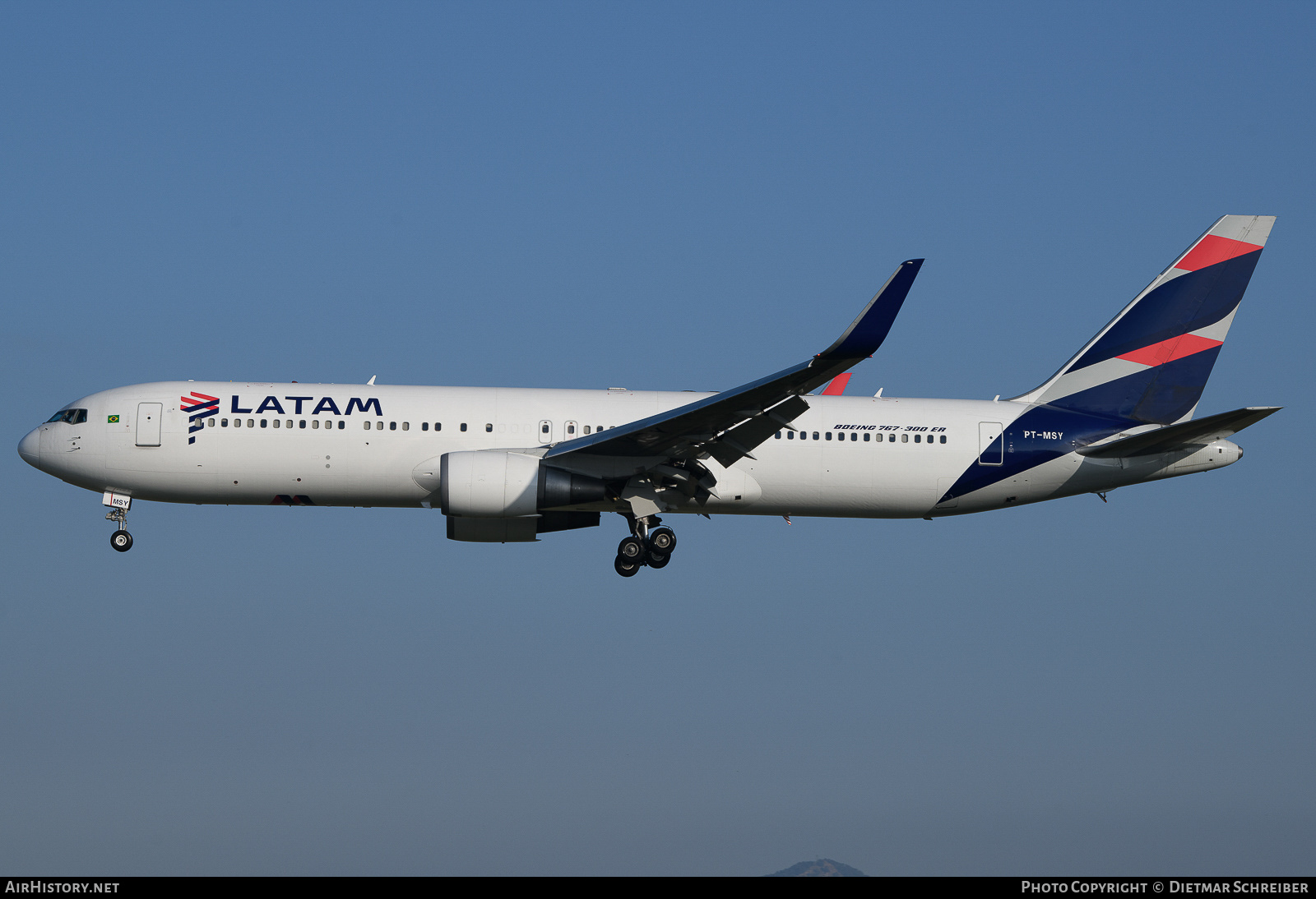 Aircraft Photo of PT-MSY | Boeing 767-316/ER | LATAM Airlines | AirHistory.net #739359