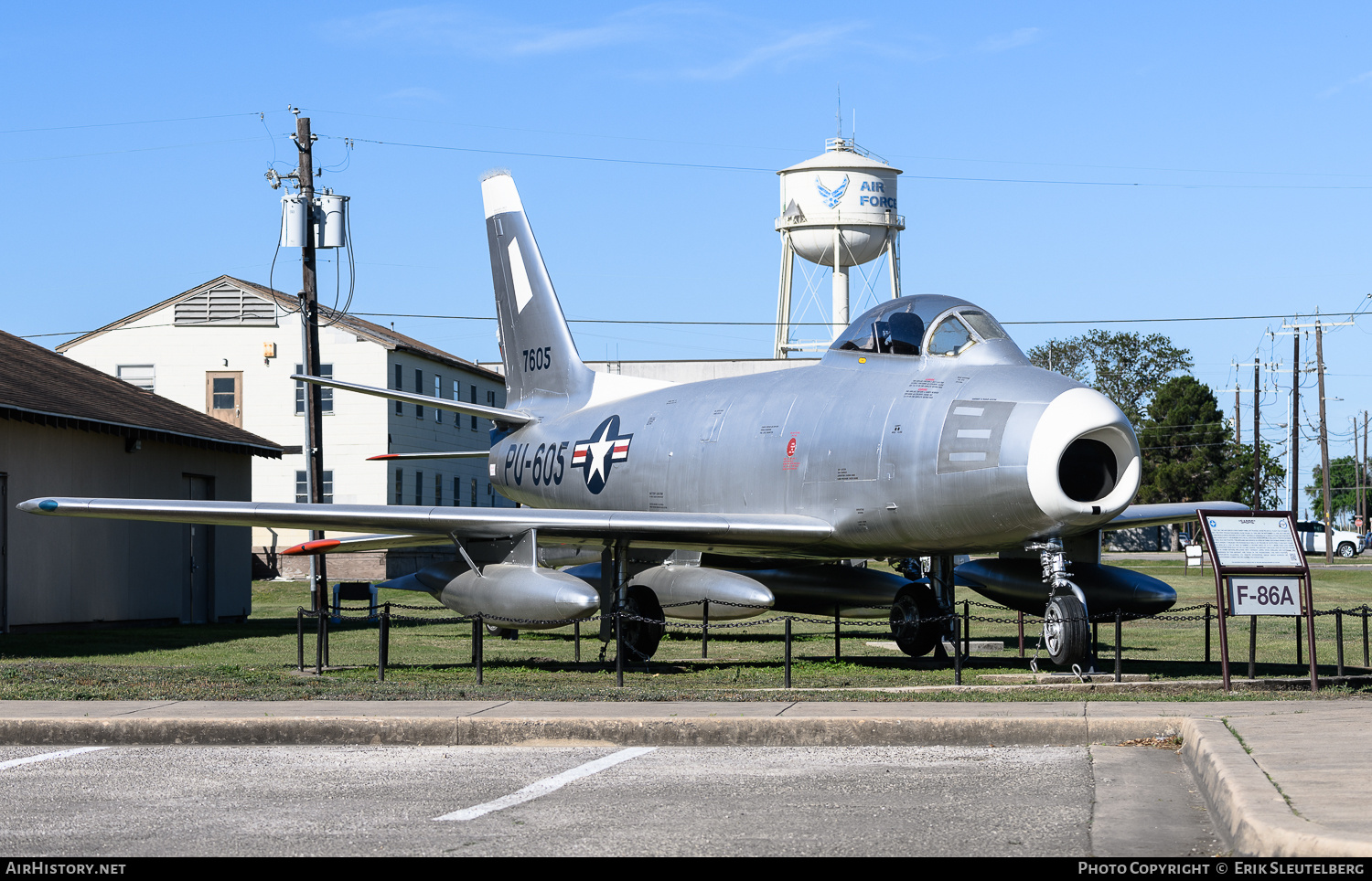 Aircraft Photo of 47-605 / 7605 | North American EF-86A Sabre | USA - Air Force | AirHistory.net #739402