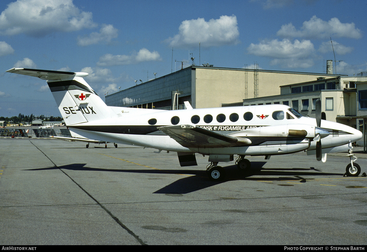 Aircraft Photo of SE-IUX | Beech 200 Super King Air | Svensk Flygambulans | AirHistory.net #739427
