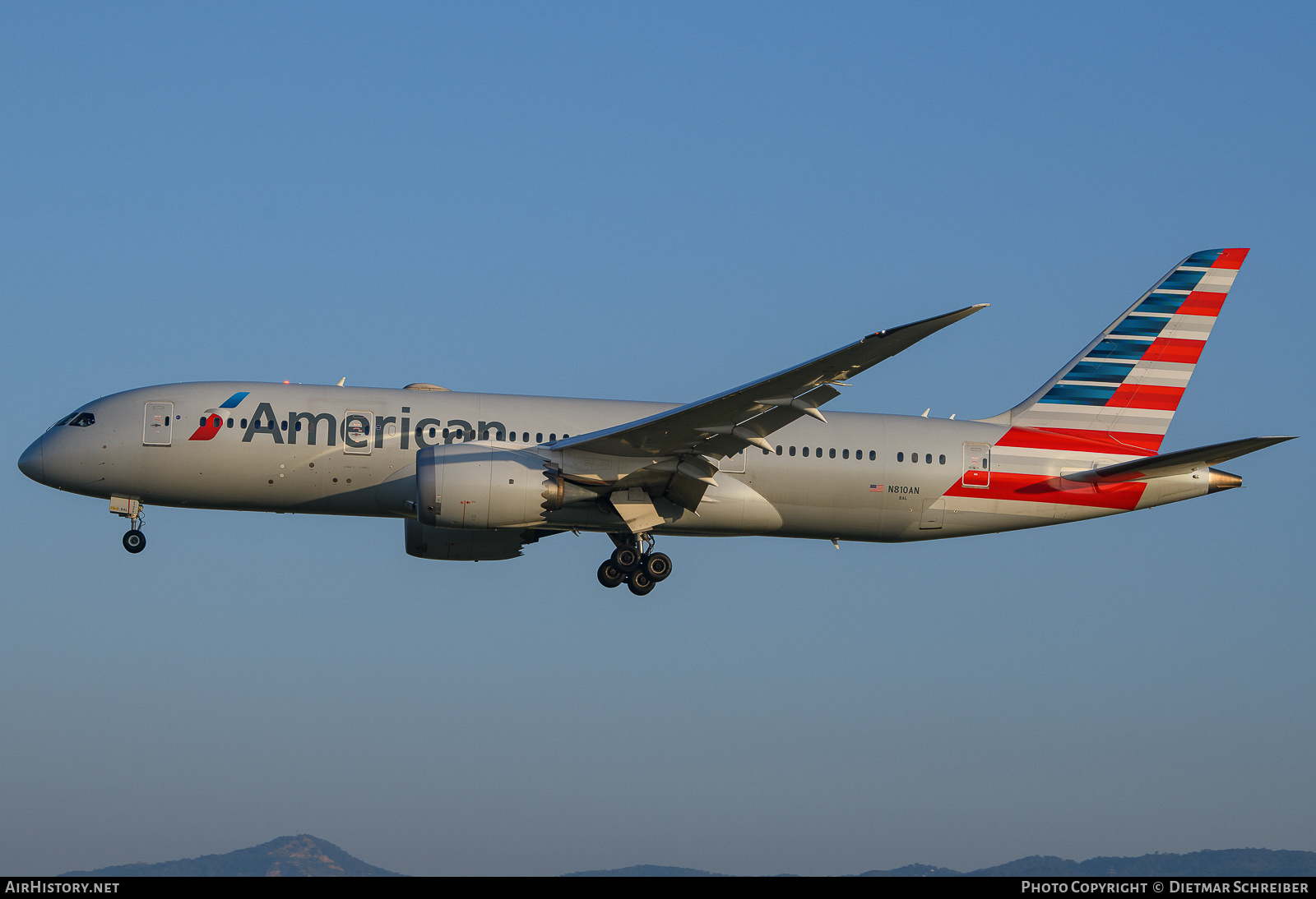 Aircraft Photo of N810AN | Boeing 787-8 Dreamliner | American Airlines | AirHistory.net #739439