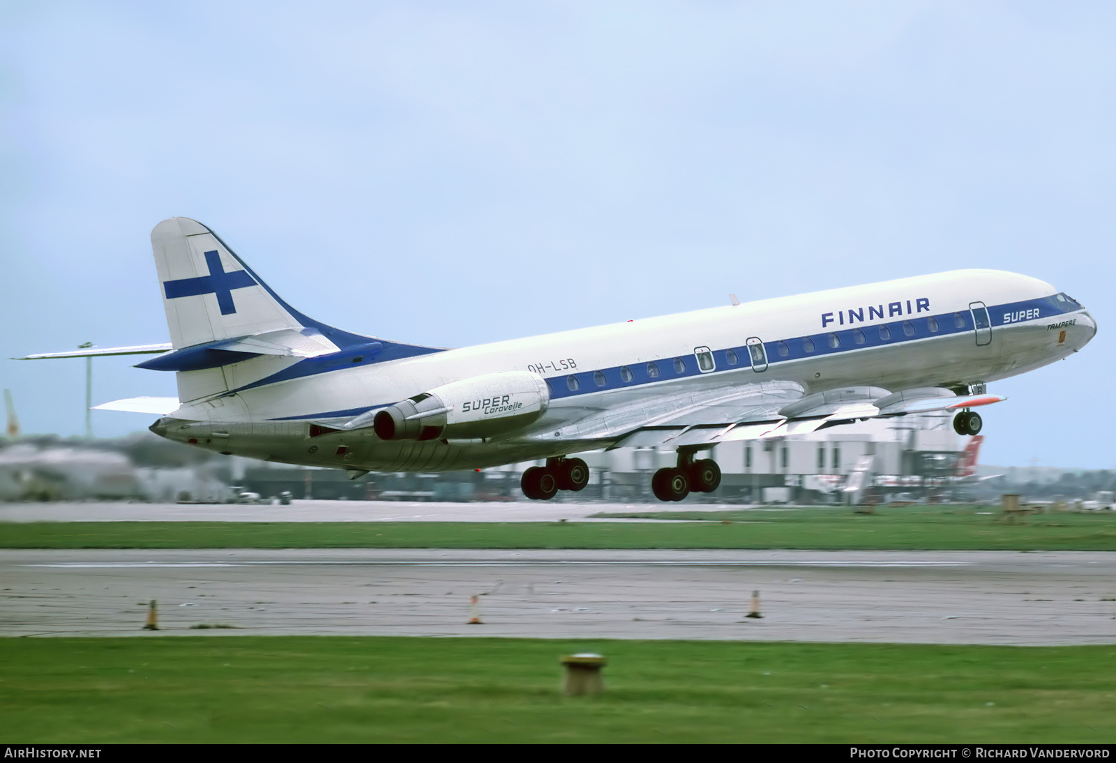 Aircraft Photo of OH-LSB | Sud SE-210 Caravelle 10B3 Super B | Finnair | AirHistory.net #739457