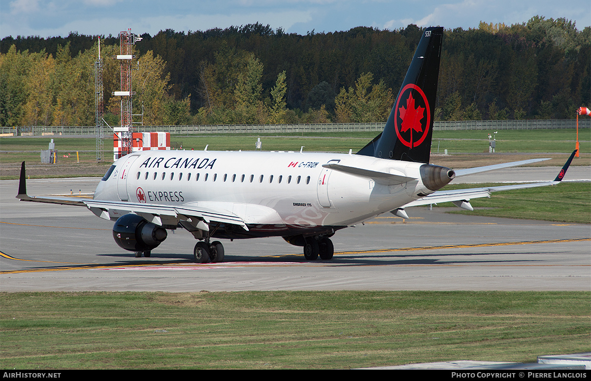 Aircraft Photo of C-FRQM | Embraer 175LR (ERJ-170-200LR) | Air Canada Express | AirHistory.net #739459