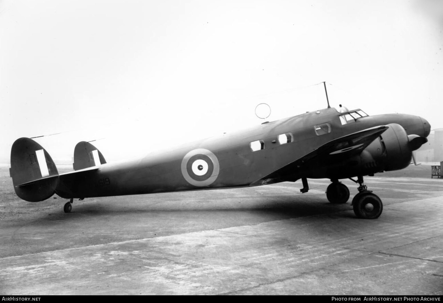 Aircraft Photo of LA619 | Lockheed 12-A Electra Junior | UK - Air Force | AirHistory.net #739501