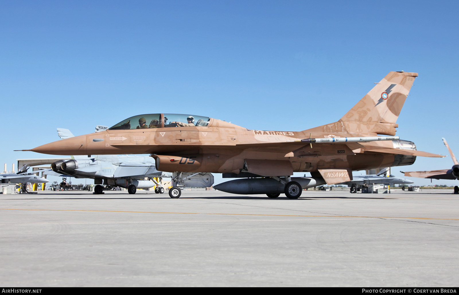 Aircraft Photo of 920459 | General Dynamics F-16B Fighting Falcon | USA - Navy | AirHistory.net #739528