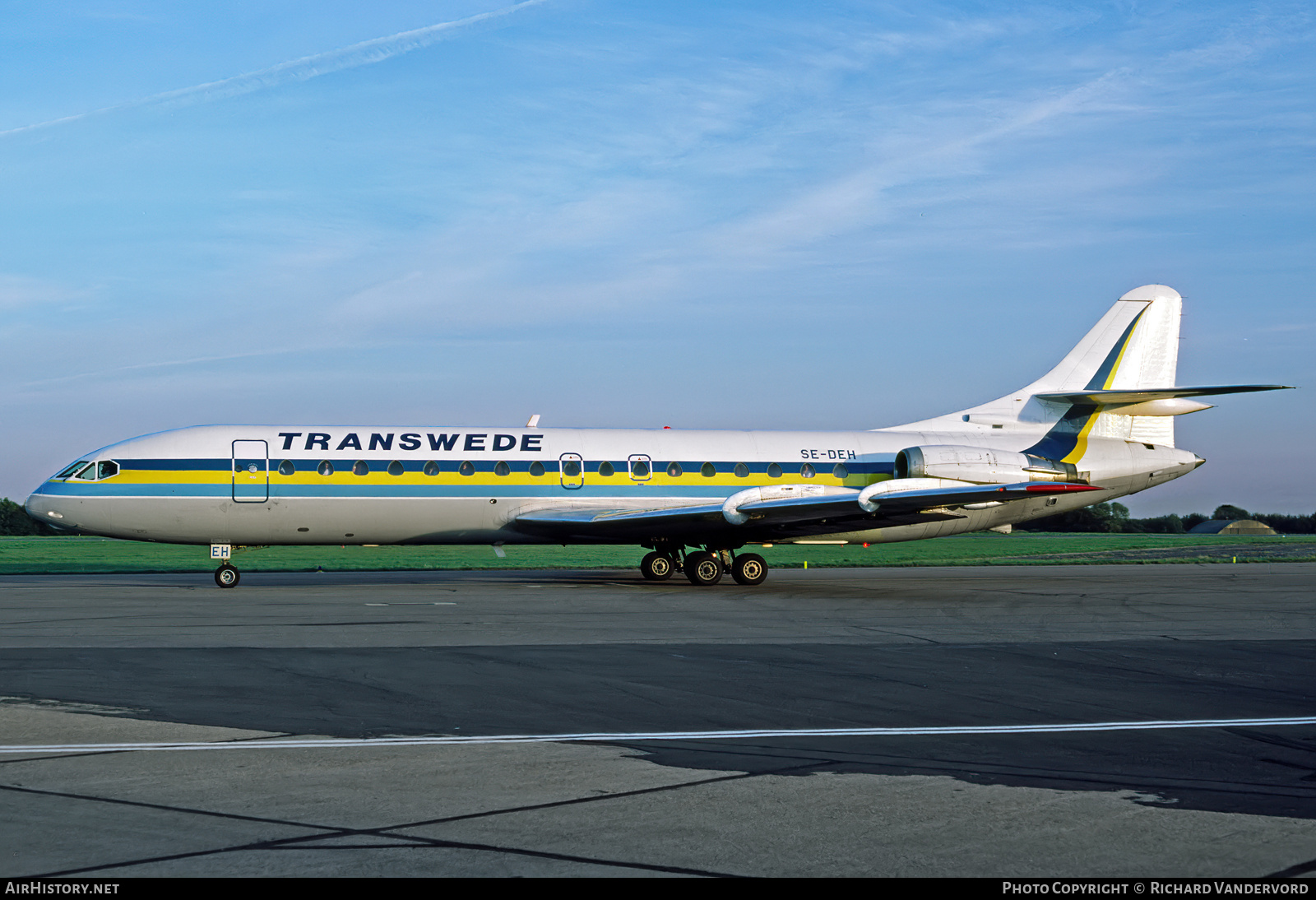 Aircraft Photo of SE-DEH | Sud SE-210 Caravelle 10B3 Super B | Transwede Airways | AirHistory.net #739539